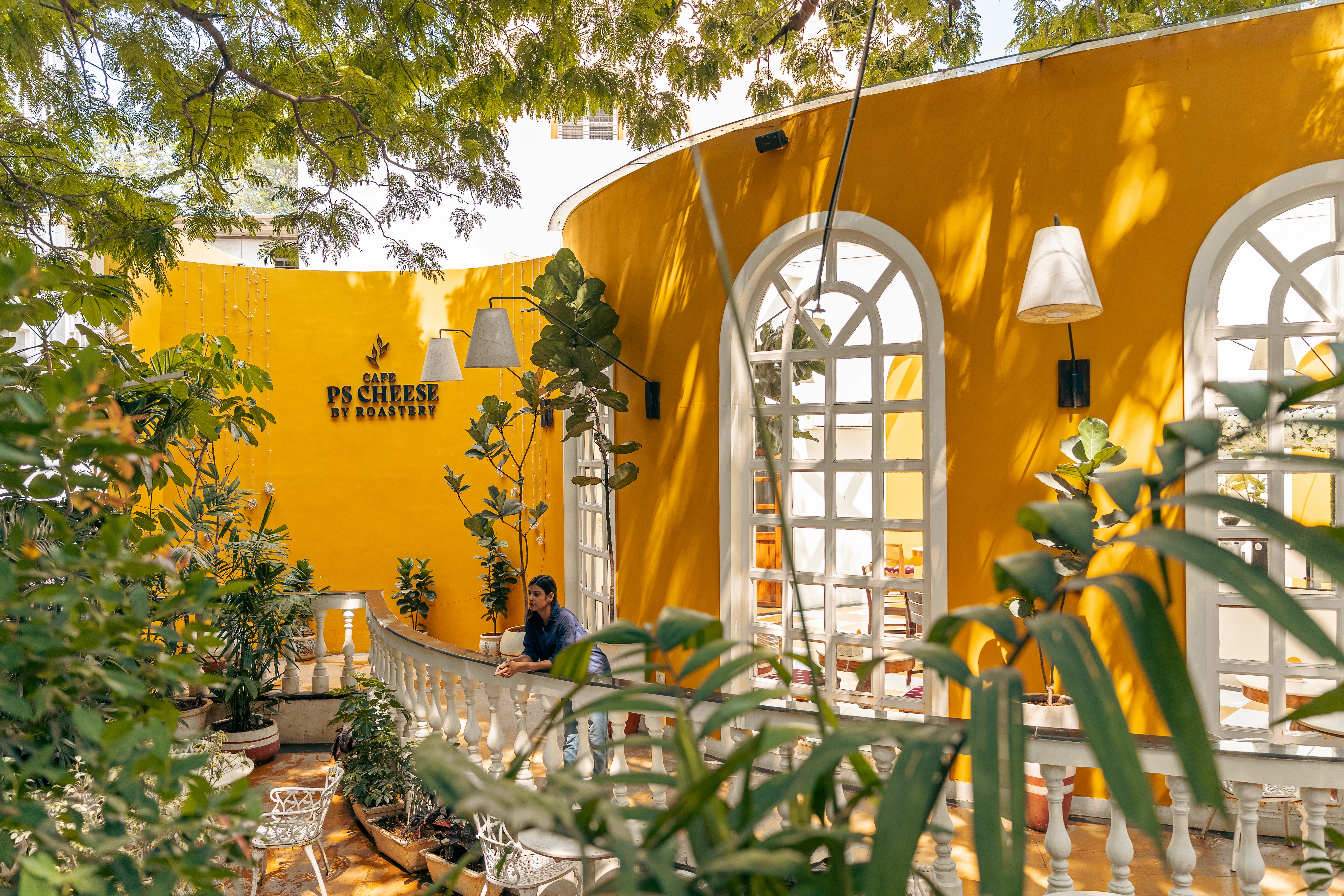 PS Cheese Hyderabad - Cafe interior design